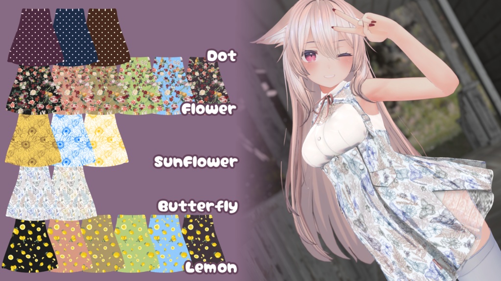 【桔梗(kikyo)専用】コスチュームテクスチャ/costume texture