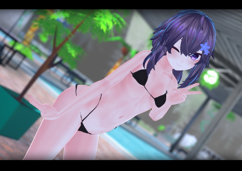 【メリノちゃん専用】肌・髪・眼テクスチャ素材/Merino Skin/Hair/Eye texture