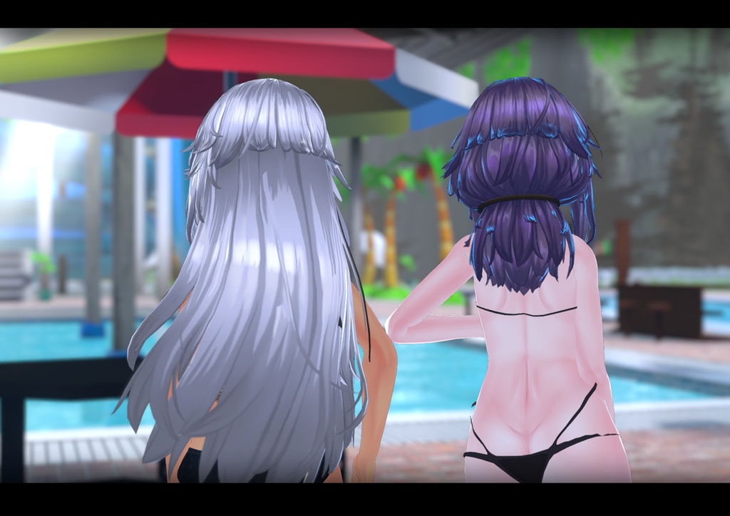 【メリノちゃん専用】肌・髪・眼テクスチャ素材/Merino Skin/Hair/Eye texture