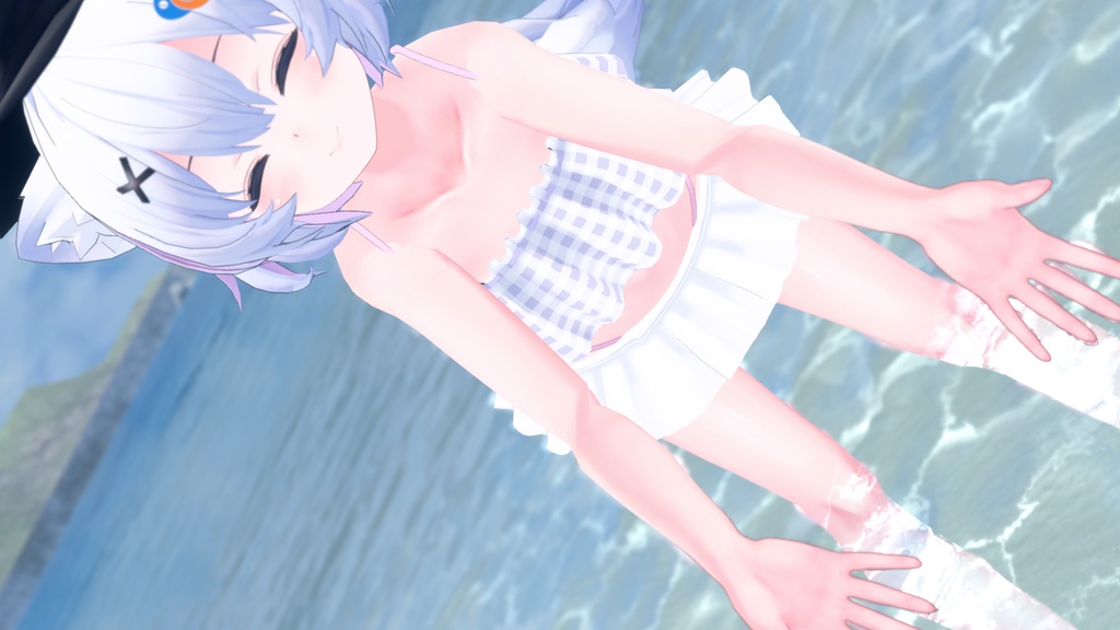 【アッシュ(Ash)ちゃん専用】肌・眼テクスチャ素材/Ash Skin/Eye texture