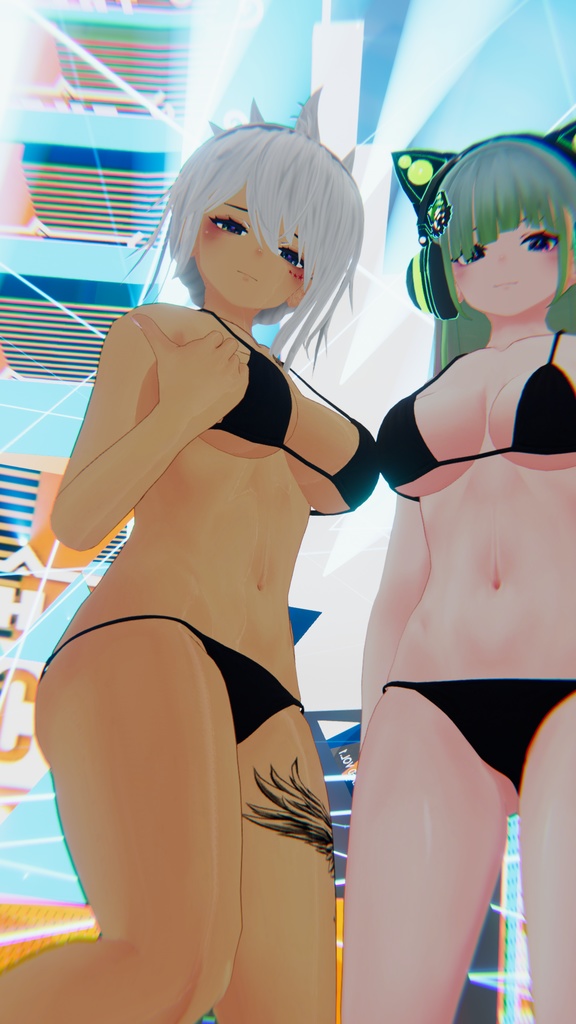 【くろなつ(Kuronatu)ちゃん専用】肌・眼テクスチャ素材/kuronatu Skin/Eye texture