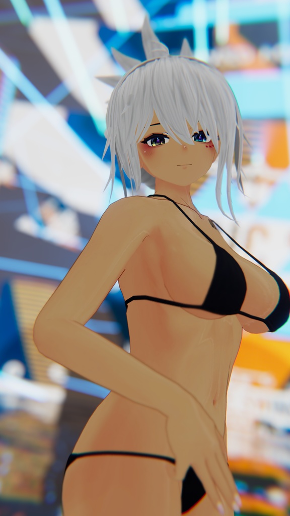 【くろなつ(Kuronatu)ちゃん専用】肌・眼テクスチャ素材/kuronatu Skin/Eye texture