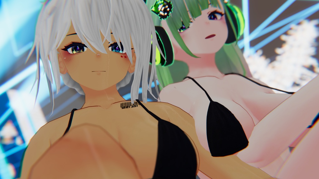 【くろなつ(Kuronatu)ちゃん専用】肌・眼テクスチャ素材/kuronatu Skin/Eye texture