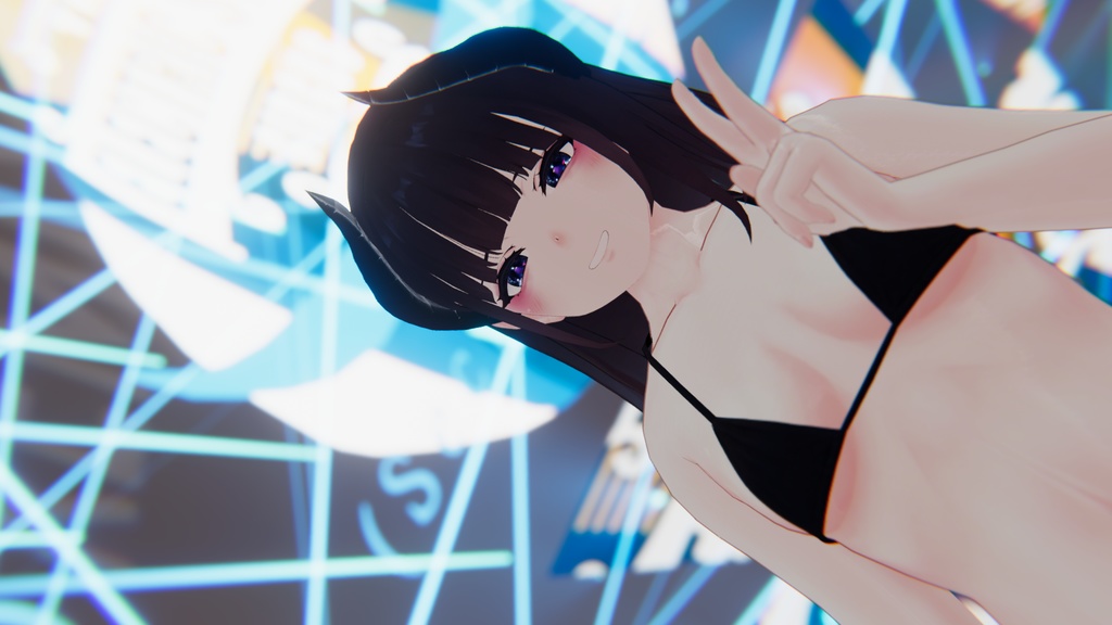 【くろなつ(Kuronatu)ちゃん専用】肌・眼テクスチャ素材/kuronatu Skin/Eye texture