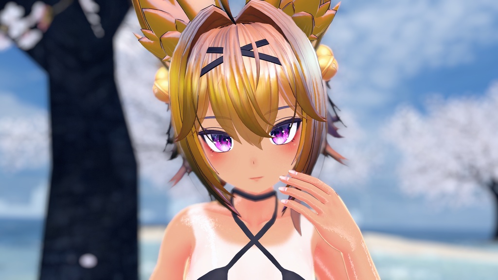 【竜胆ちゃん(Rindo)専用】肌・眼テクスチャ素材/Rindo Skin/Eye texture