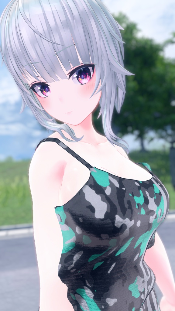 【ゼナちゃん(Xena)専用】肌・眼・服テクスチャ素材/Xena Skin/Eye/Shirt texture