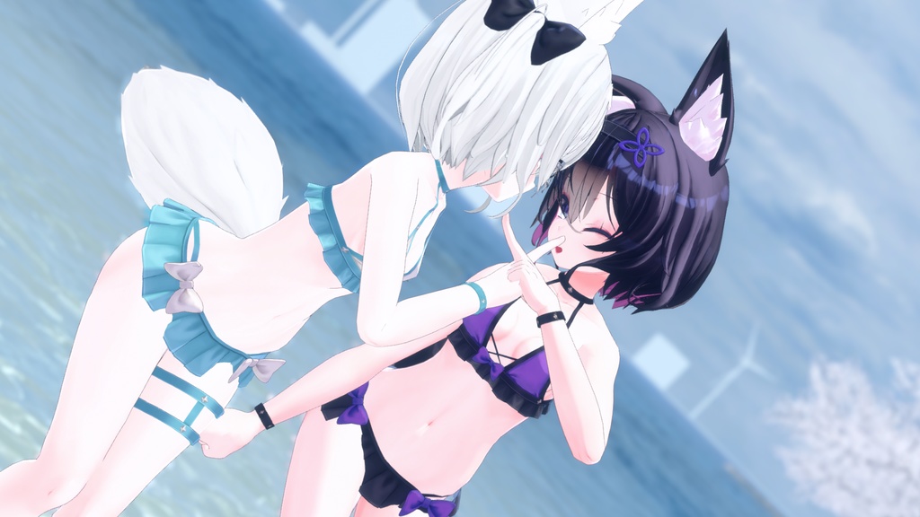 【幽狐族のお姉様(YuukoSan)専用】肌・眼テクスチャ素材/Yuuko San Skin/Eye texture