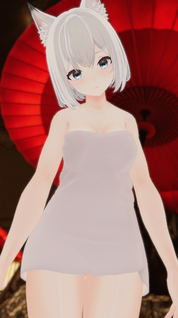 【INABA/狐雨/Lilithちゃん専用】バスタオル/bath towel_for_INABA/Kosame/Lilith