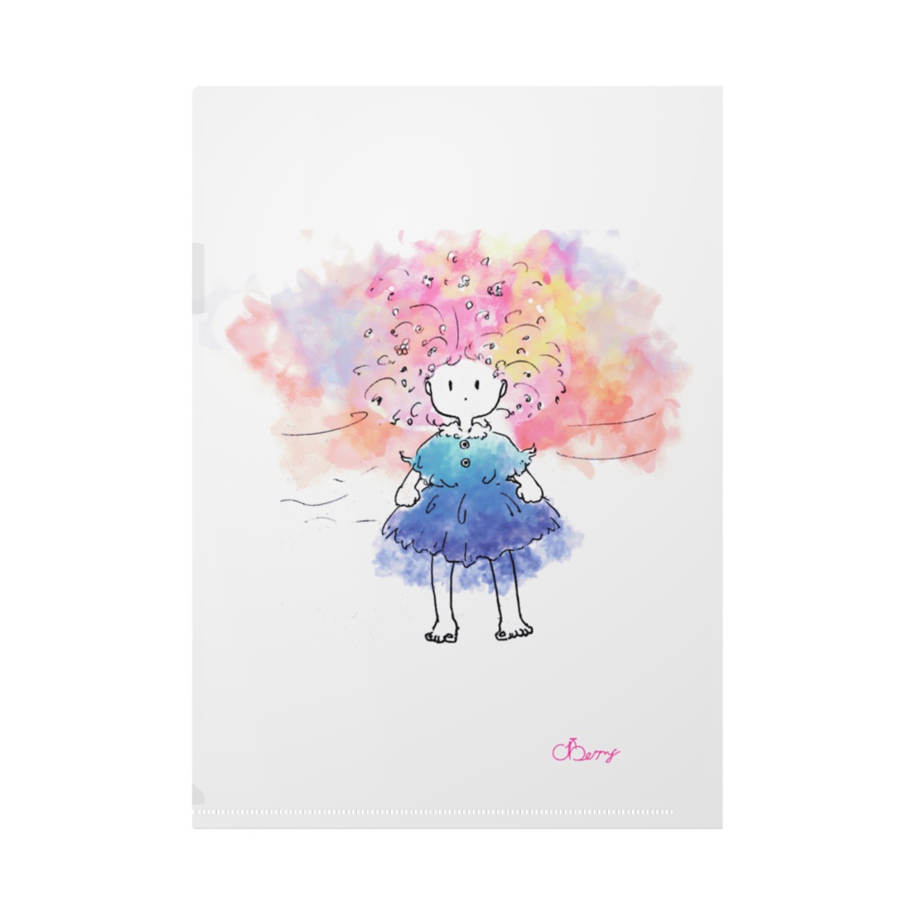 「スプーンひとつ浮かせられないで/春の妖精」クリアファイル