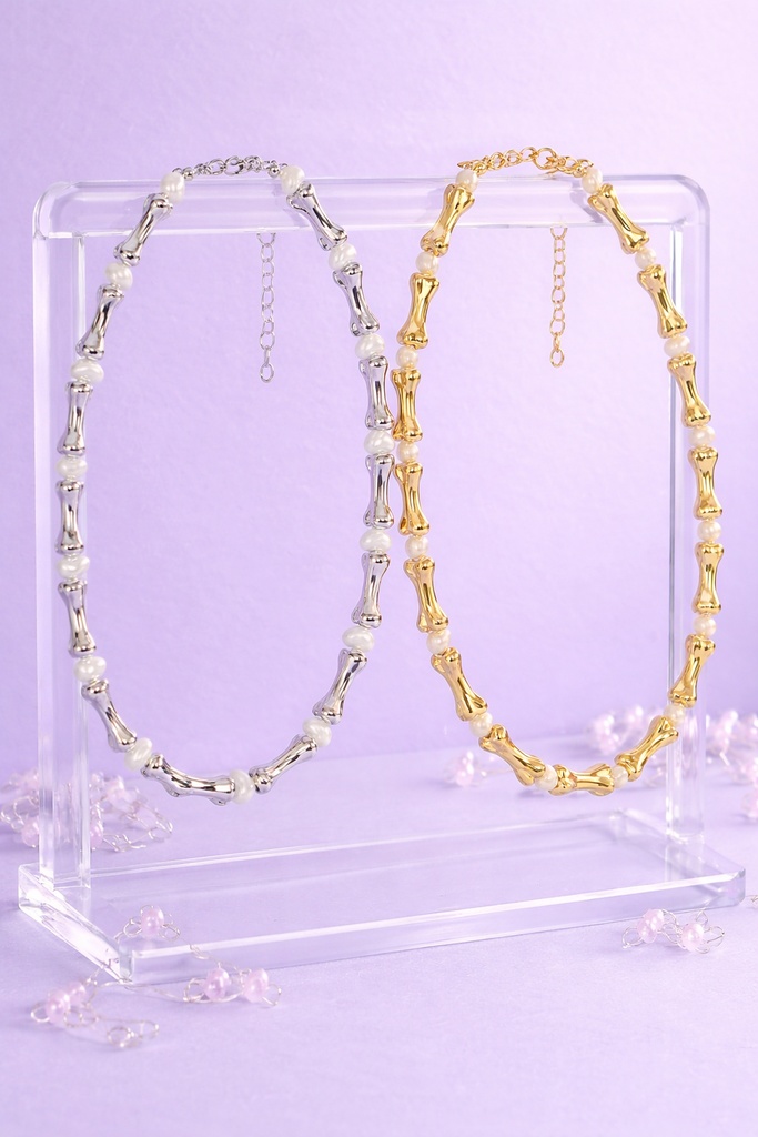 骨ネックレス(シルバー)