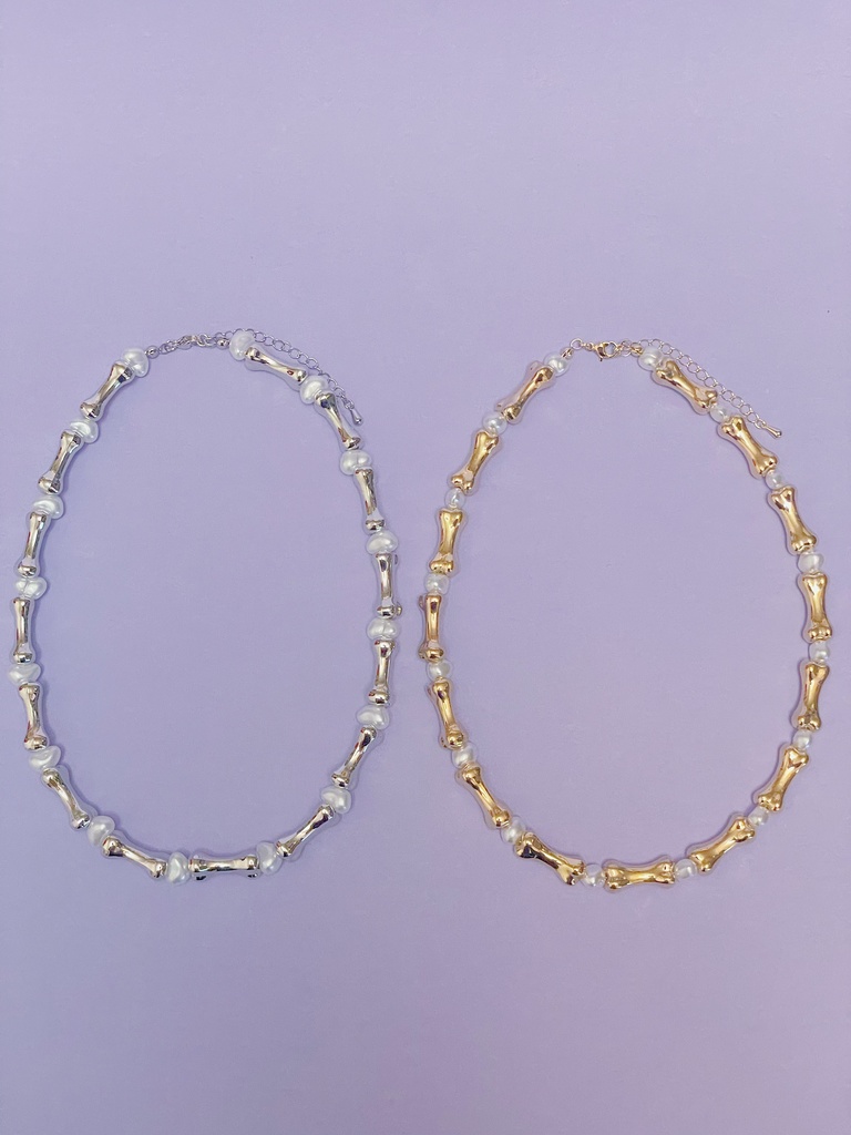 骨ネックレス(シルバー)