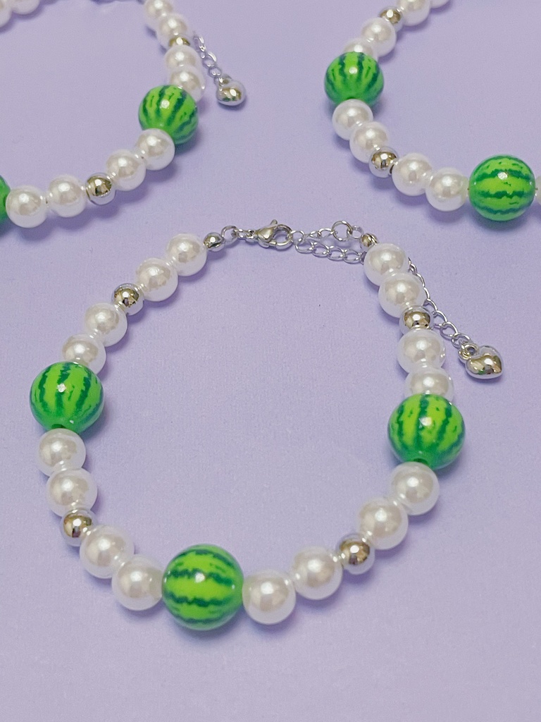 スイカブレスレット