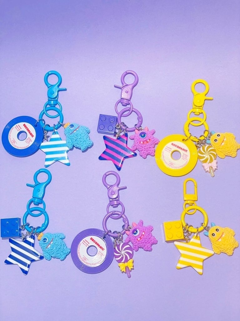 モンスター(ブルー)じゃらじゃらチャーム