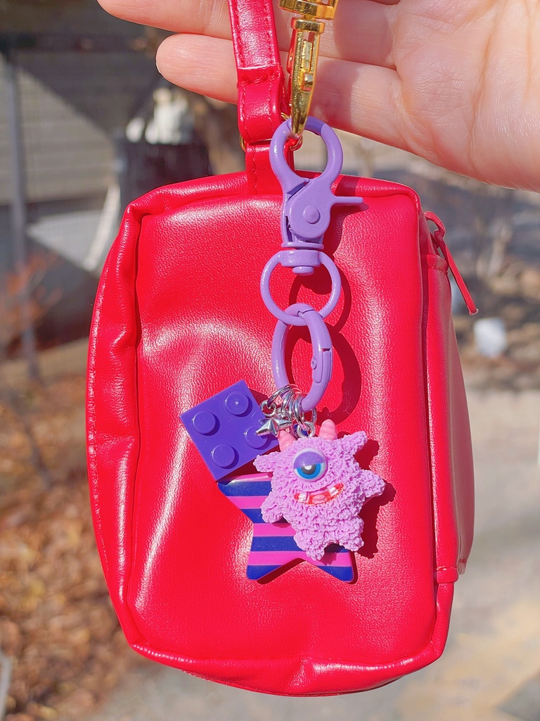 モンスター(パープル)じゃらじゃらチャーム