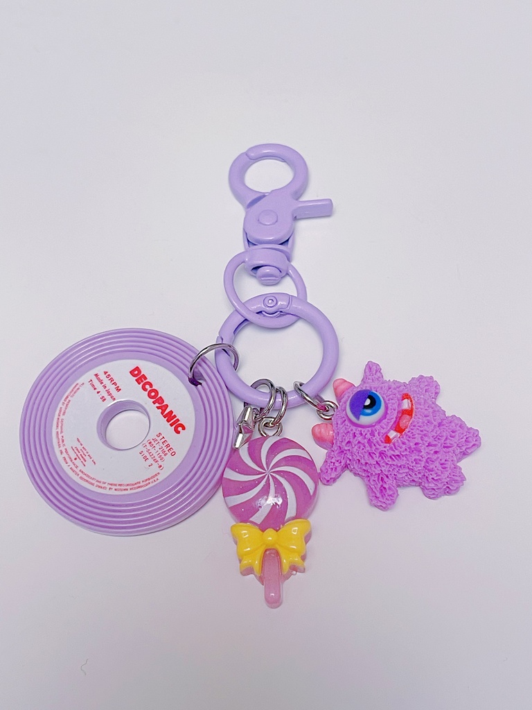 モンスター(パープル)じゃらじゃらチャーム