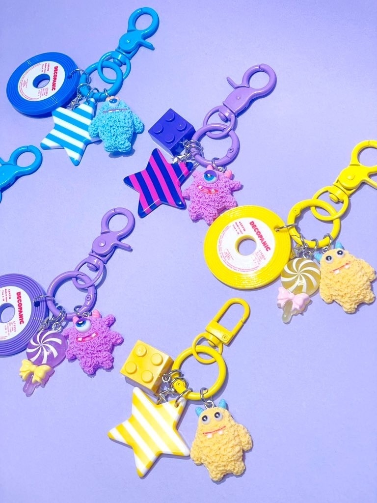 モンスター(パープル)じゃらじゃらチャーム