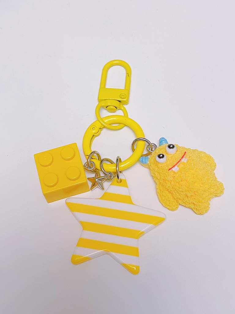 モンスター(イエロー)じゃらじゃらチャーム