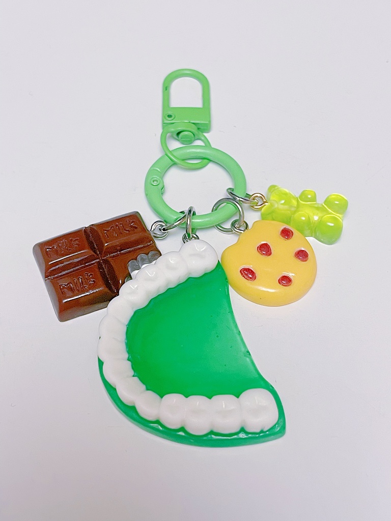 入れ歯(グリーン)じゃらじゃらチャーム