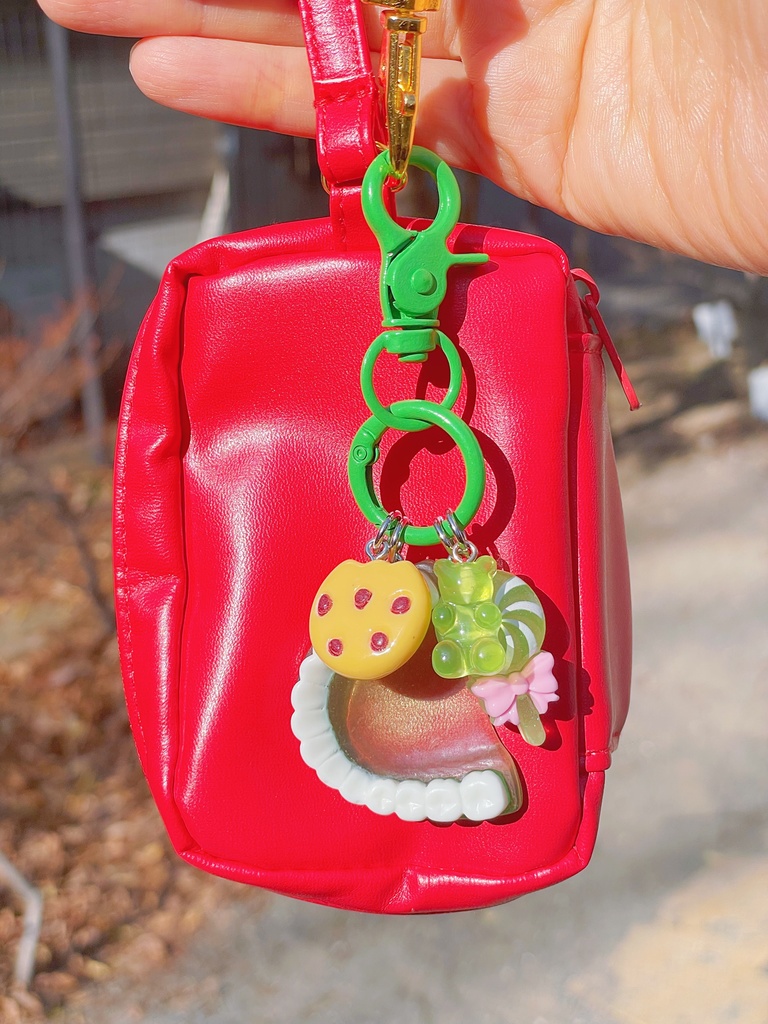 入れ歯(グリーン)じゃらじゃらチャーム