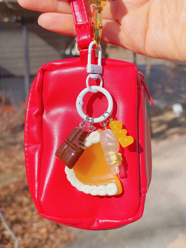 入れ歯(イエロー)じゃらじゃらチャーム