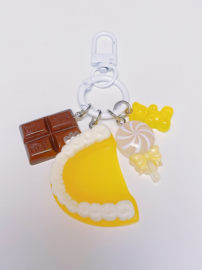入れ歯(イエロー)じゃらじゃらチャーム