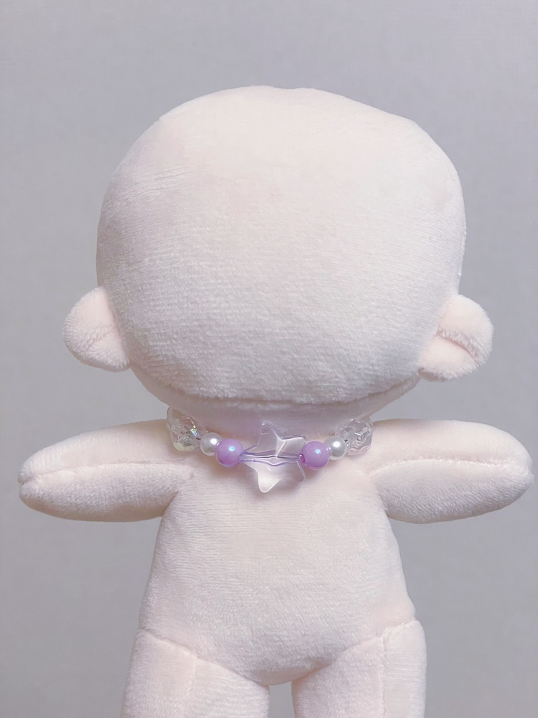 15cmぬい用 星のビーズネックレス｜カラフル 推しぬいアクセサリー