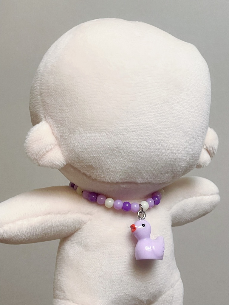 15cmぬい用 あひるネックレス|カラフル 推しぬいアクセサリー