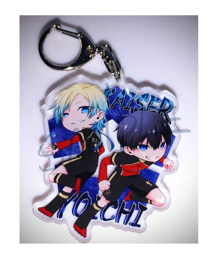 ブルーロック　アクリルキーホルダー　アクキー　カイザー&潔　アメリカ クーポン利用可】ブルーロック カイザー&潔世一 アクリルキーホルダー