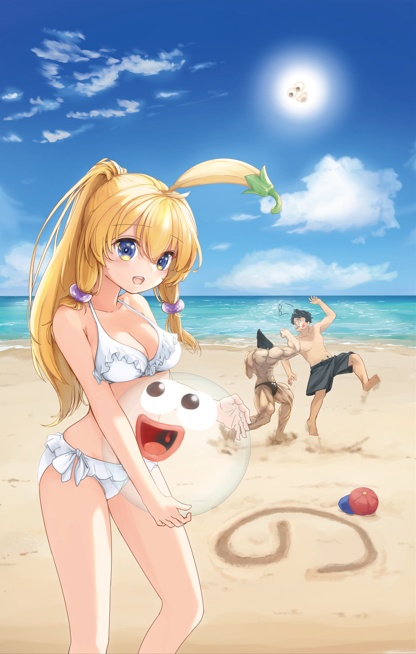 乃保保ちゃん水着タペストリー(B2サイズ)