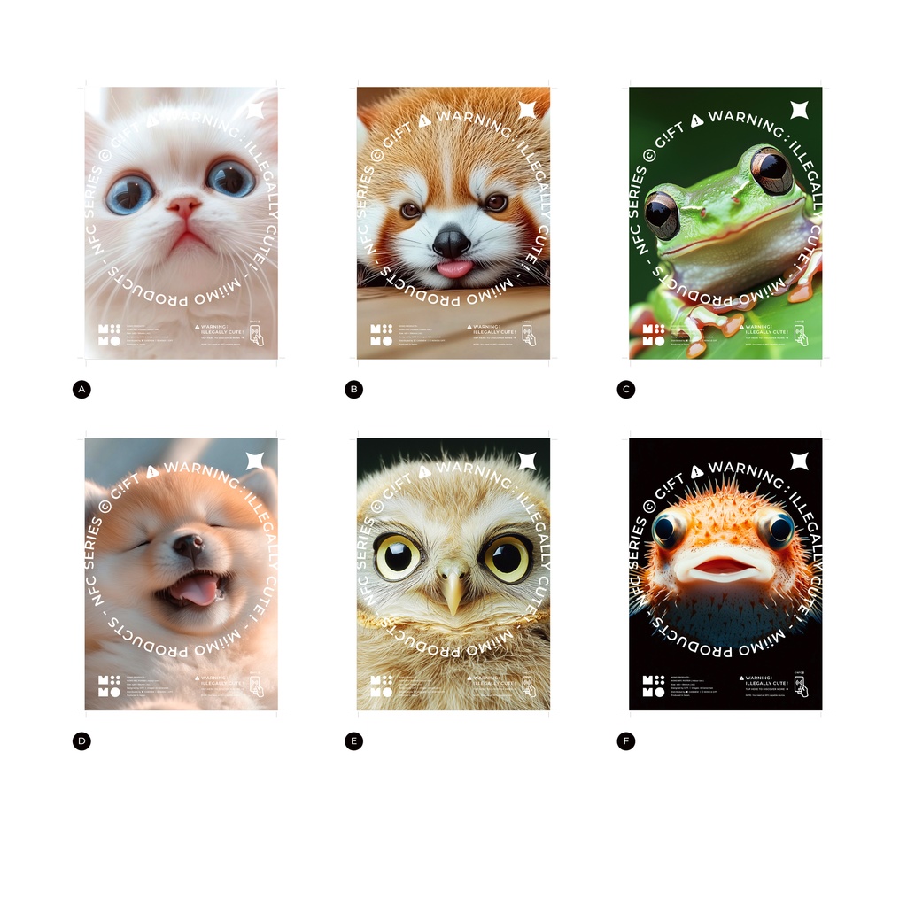 MiiMO - NFC Poster A2 ポスター Ver.「猫」