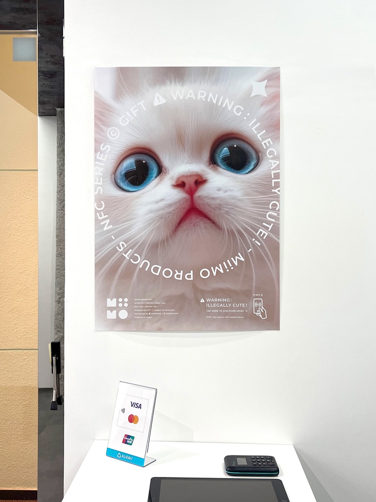 MiiMO - NFC Poster A2 ポスター Ver.「猫」
