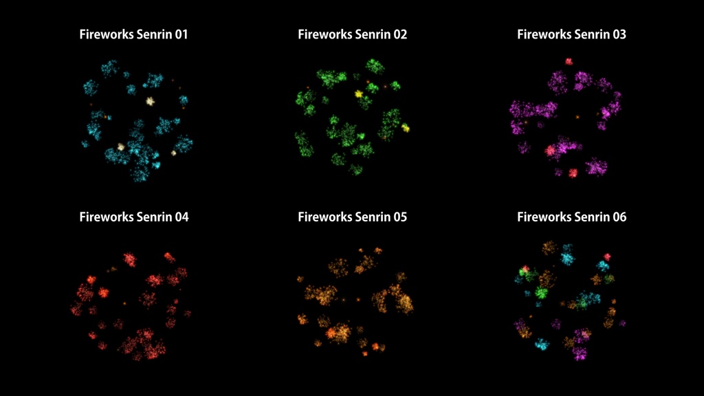 【APNG+WebP素材】花火エフェクト42種