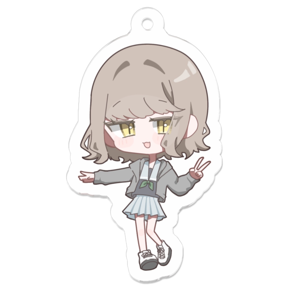 葛木藍良ﾐﾆアクリルキーホルダー