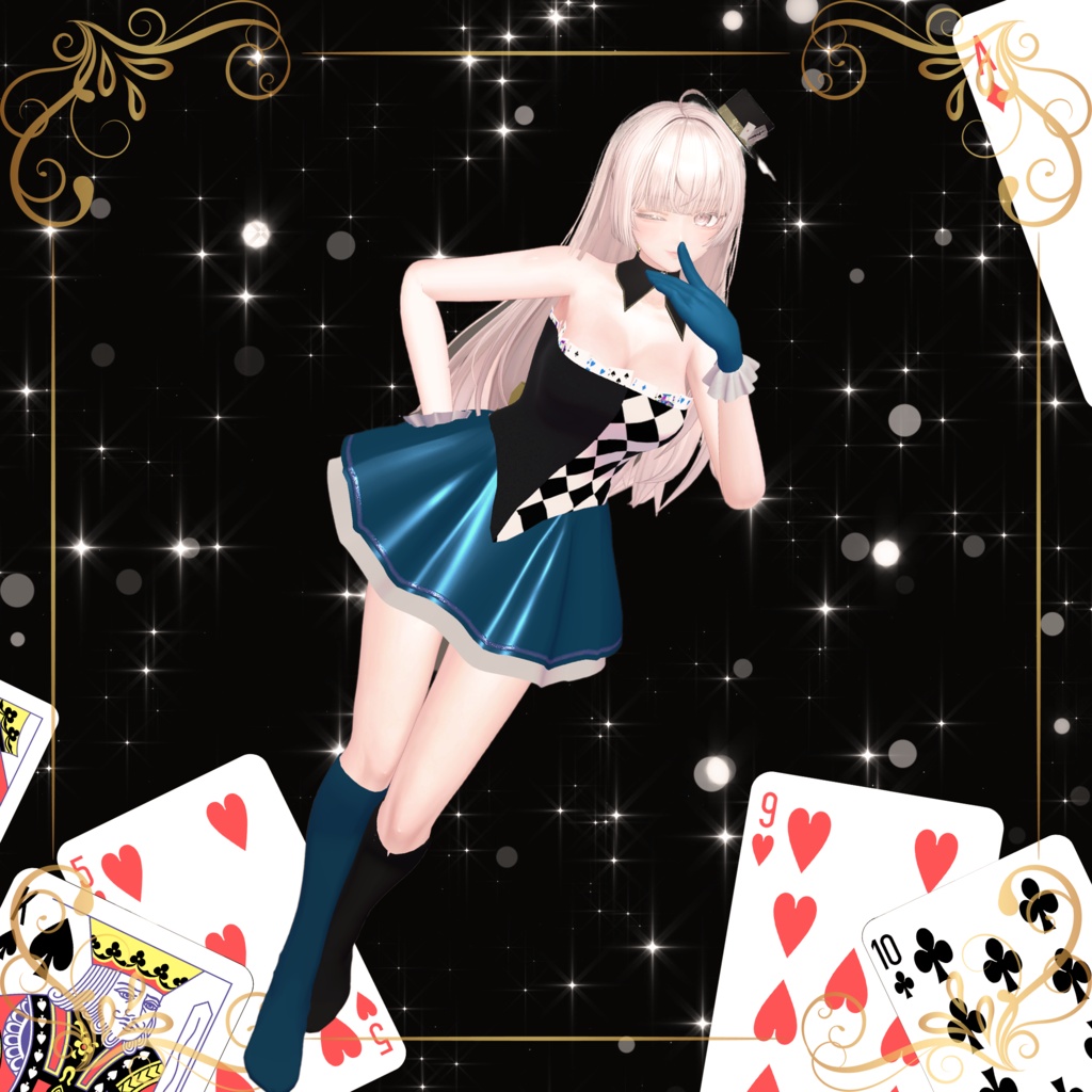 【VRChat】3D衣装- TRUMP GIRL -