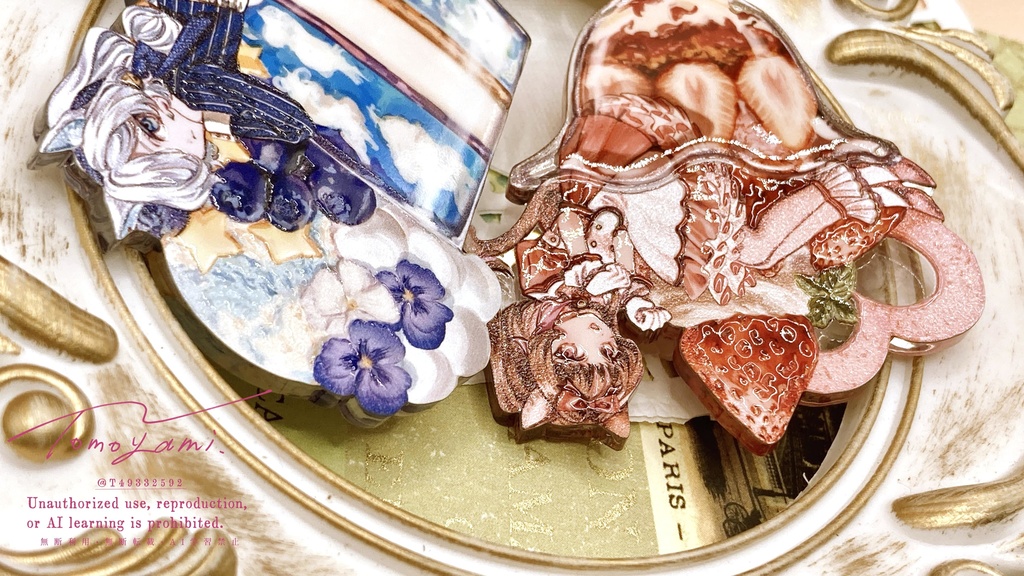 Handsome cat parfait【アクリルスタンド】