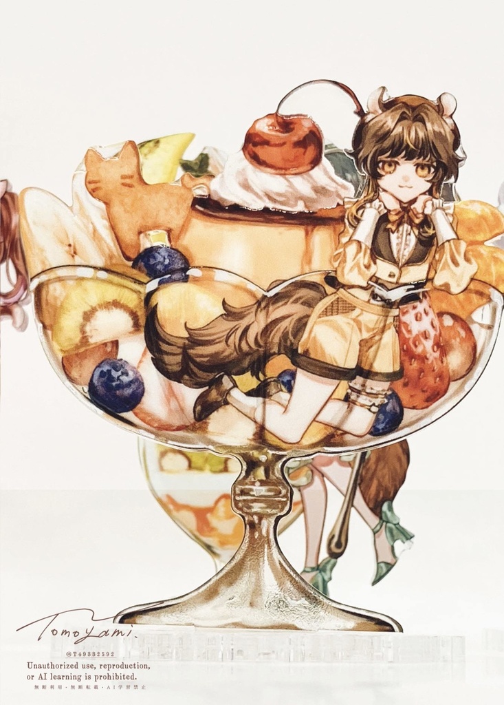 Handsome cat parfait【アクリルスタンド】