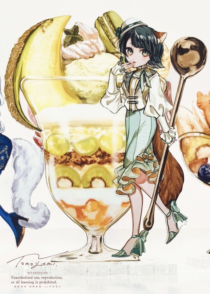 Handsome cat parfait【アクリルスタンド】