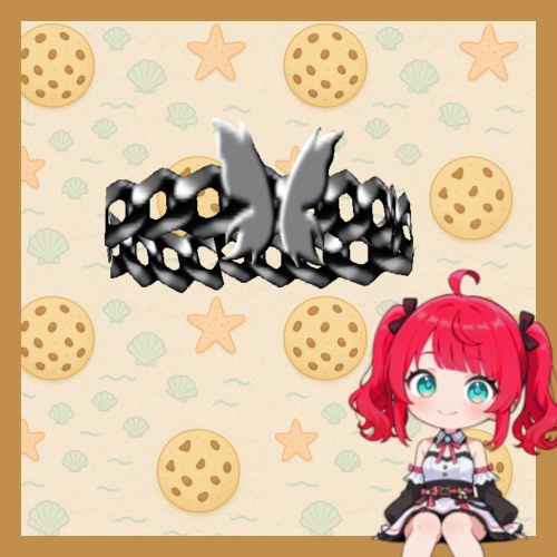 【 Vroid / Xwear 】Butterfly set + Hair Accesories バーチャルバタフライセットアップ + 髪飾り