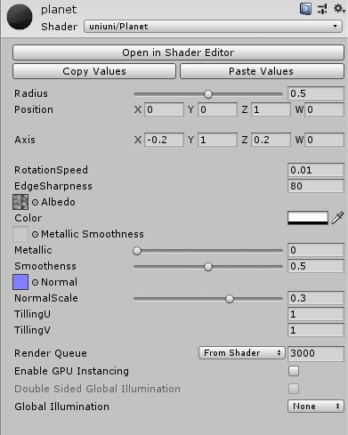 Planet Shader