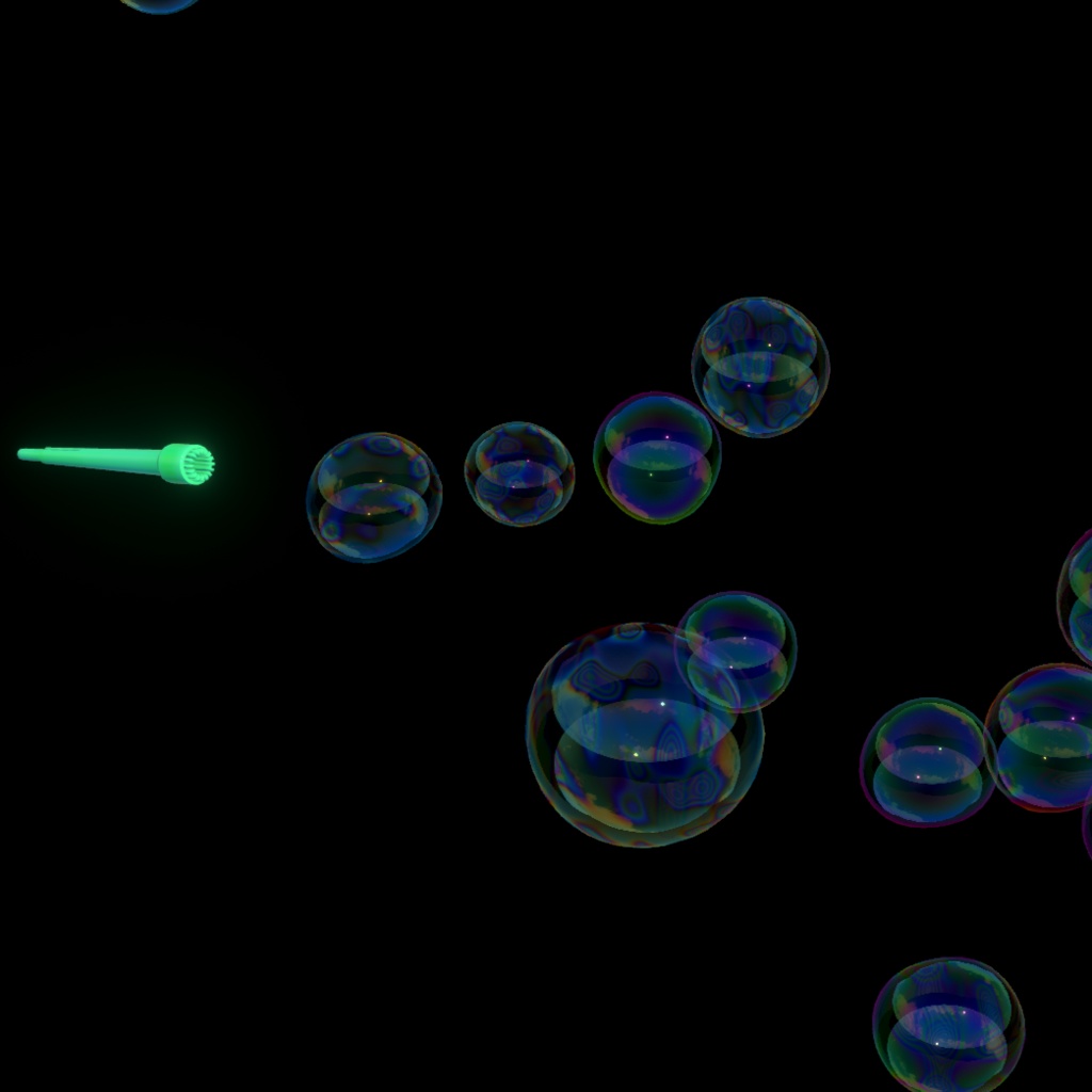 VRChat アバターギミック シャボン玉 bubble particle