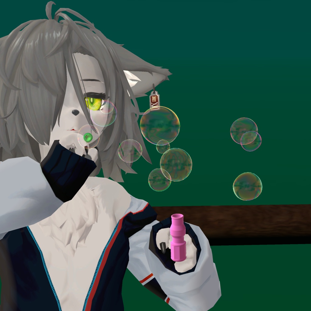 VRChat アバターギミック シャボン玉 bubble particle