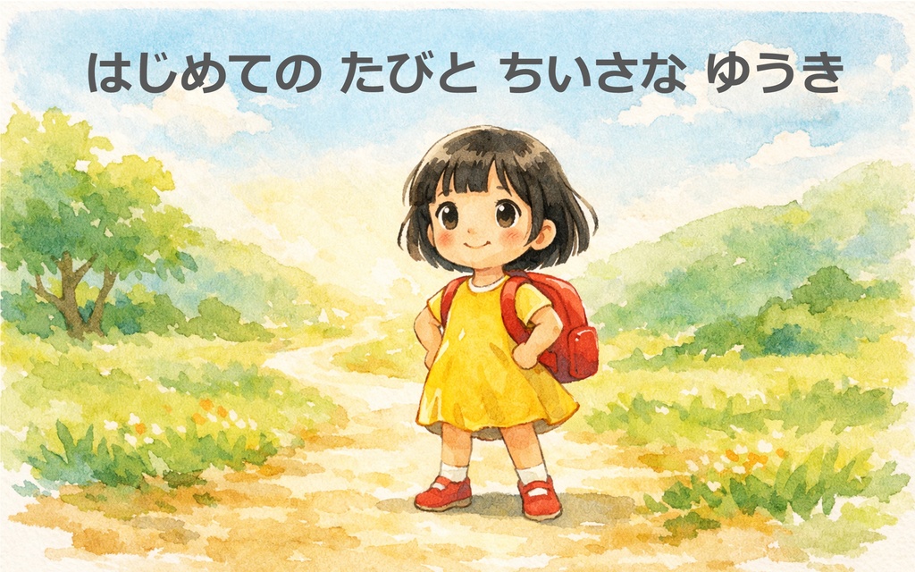 はじめての たびと ちいさなゆうき