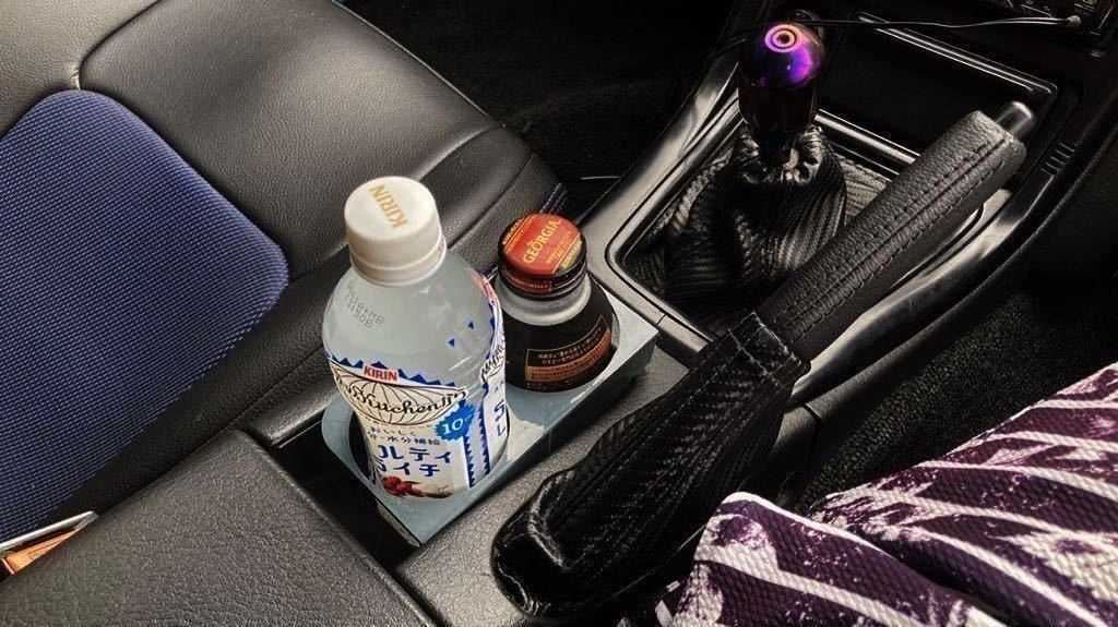 R32スカイライン用 ドリンクホルダー(ブラック)