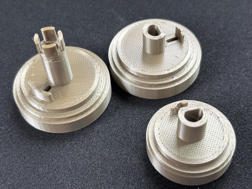 コルトラリーアート用 エアコンダイアル 3点セット(カッパーゴールド)