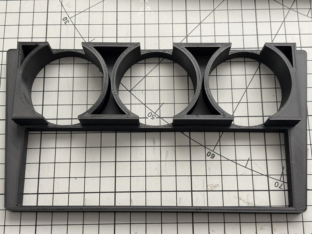 コルトラリーアート用 3連メーターパネル(52Φ×3)