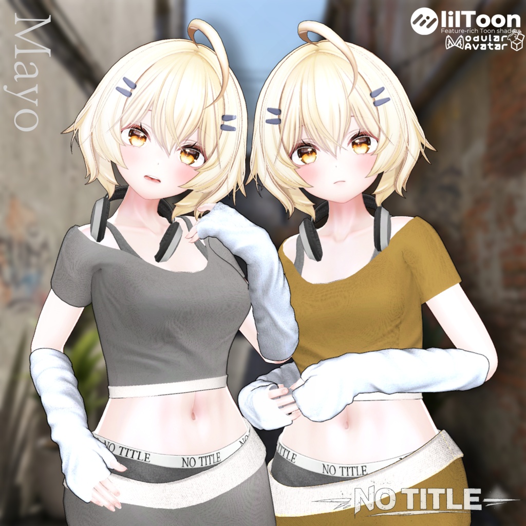 ✨Sale 中✨【17 Avatars】 NO_01. 🩶 NO_TITLE 🩶 🩶 無題 🩶