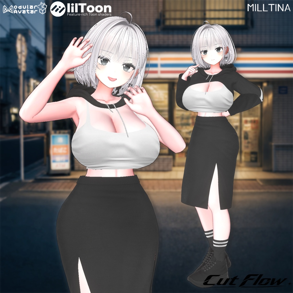 【オープニングセール】【14 Avatars】NO_03. ✂️ Cut Flow|断流(だんりゅう)