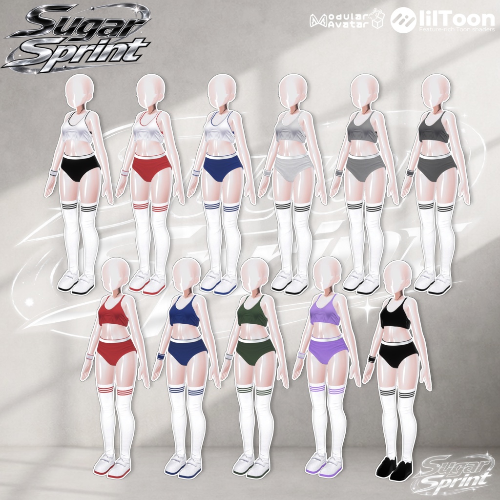 🍭Sale 中🍭【16 Avatars】NO_04. 🍬 Sugar Sprint⚡|甘駆け(あまがけ)