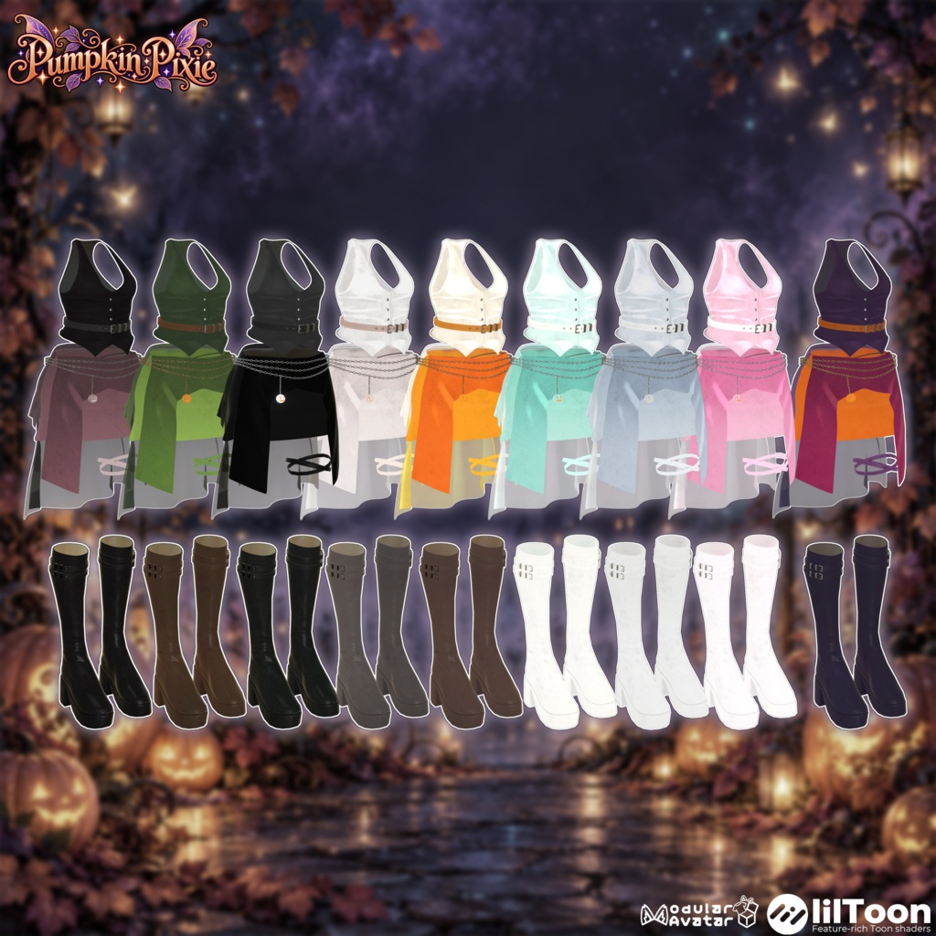 SALE 【18 Avatars】🎃 NO_06. Pumpkin Pixie