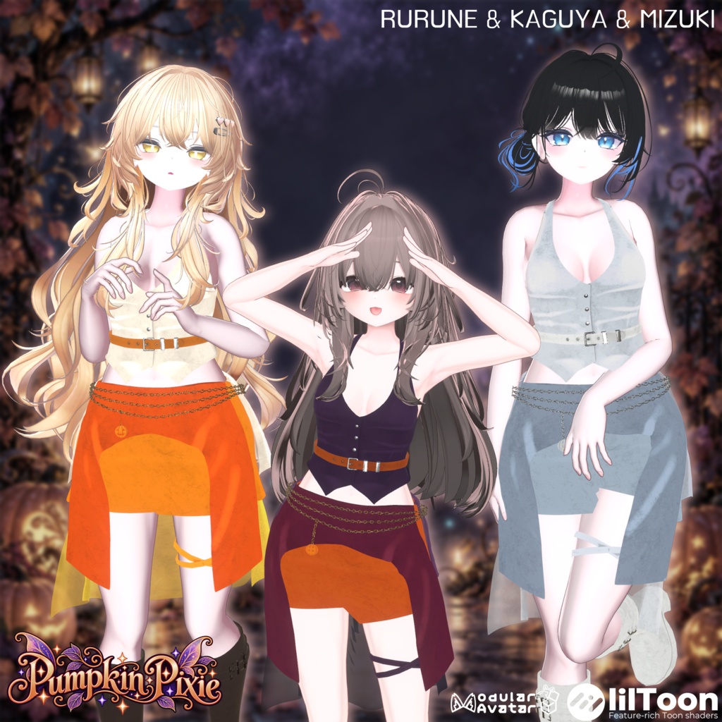 SALE 【18 Avatars】🎃 NO_06. Pumpkin Pixie